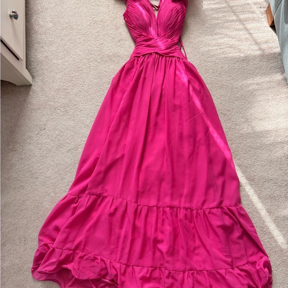Chic Fuchsia Prom Dress